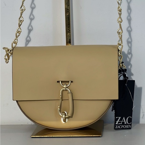 Zac Posen| Tan Leather Crossbody Bag - Picture 4 of 4